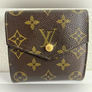 Louis Vuitton Dark Brown Monogram Wallet